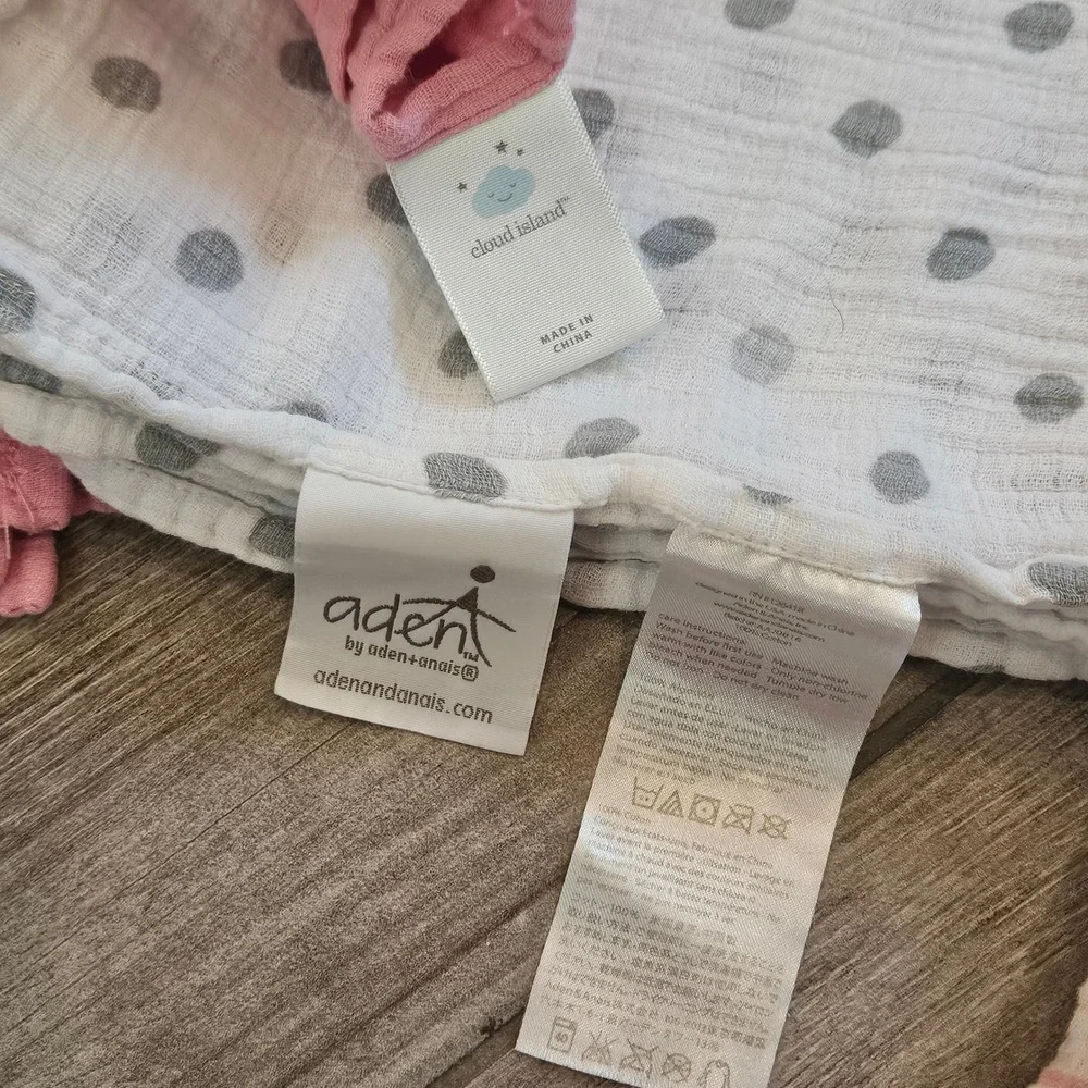 Aden + Anais Disney Baby Swaddle Blankets Kids OS Pink Minnie Mouse 6 Pack